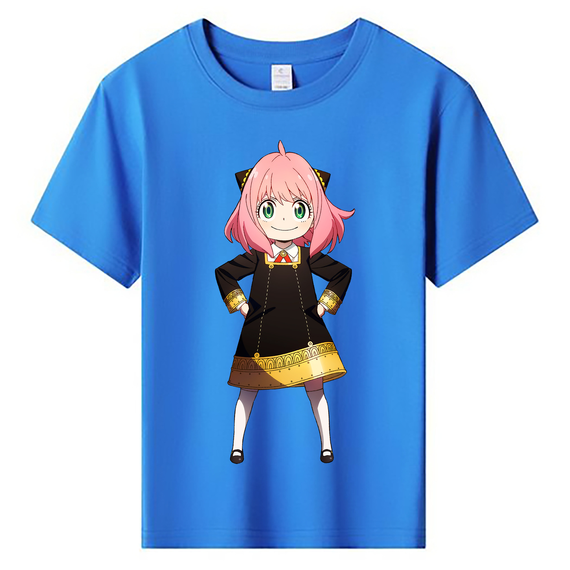 （画像用） SPY×FAMILY间谍家家酒 綿100％キッズTシャツ（フロントプリント）